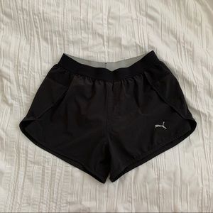 Black athletic shorts